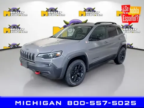 Gray 2022 Jeep Cherokee Trailhawk for sale in Michigan Center, MI