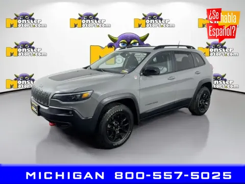 Gray 2022 Jeep Cherokee Trailhawk for sale in Michigan Center, MI