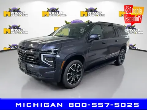 Blue 2025 Chevrolet Suburban RST for sale in Michigan Center, MI