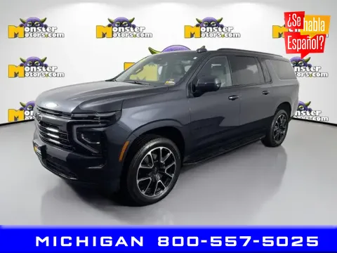 Blue 2025 Chevrolet Suburban RST for sale in Michigan Center, MI