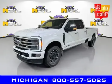 Blue 2023 Ford F-250SD Platinum for sale in Michigan Center, MI