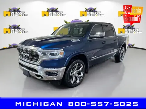 Blue 2023 Ram 1500 Limited for sale in Michigan Center, MI