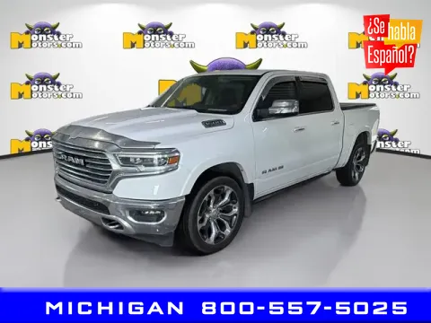 White 2021 Ram 1500 Laramie Longhorn for sale in Michigan Center, MI