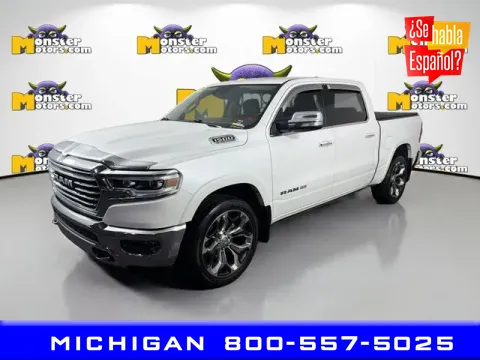 White 2021 Ram 1500 Laramie Longhorn for sale in Michigan Center, MI