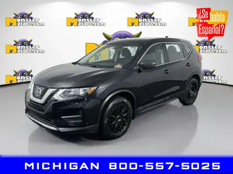 Black 2017 Nissan Rogue S for sale in Michigan Center, MI
