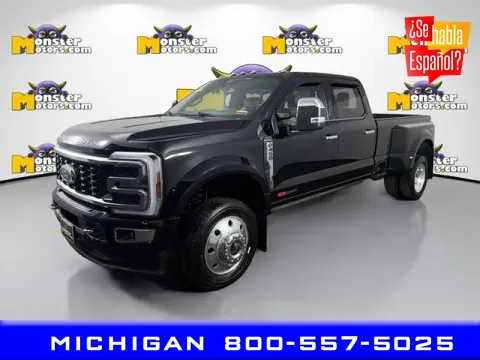 Black 2024 Ford F-450SD Platinum for sale in Michigan Center, MI