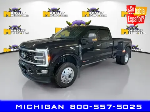 Black 2024 Ford F-450SD Platinum for sale in Michigan Center, MI