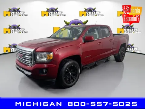 Blue 2017 GMC Canyon SLE1 for sale in Michigan Center, MI