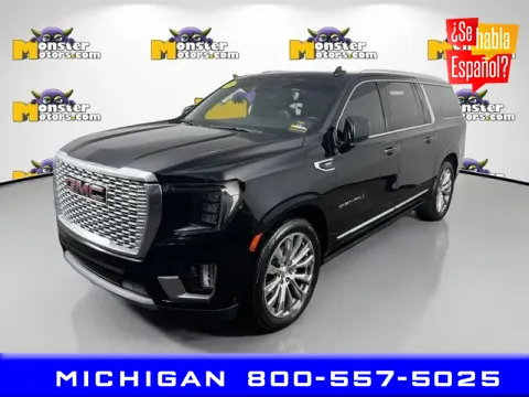 Black 2023 GMC Yukon XL Denali for sale in Michigan Center, MI