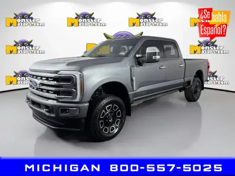 Gray 2024 Ford F-250SD Platinum for sale in Michigan Center, MI
