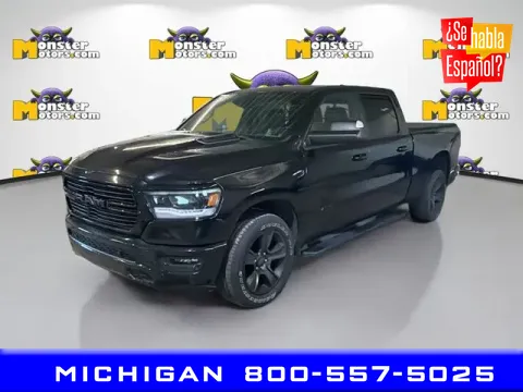 Black 2021 Ram 1500 Sport for sale in Michigan Center, MI