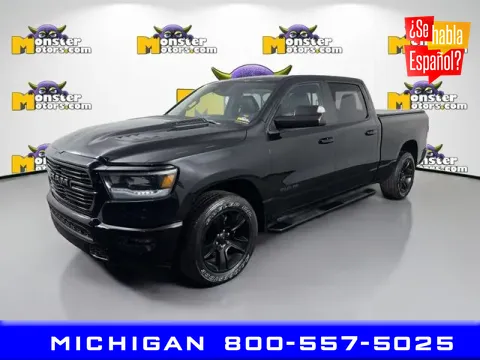 Black 2021 Ram 1500 Sport for sale in Michigan Center, MI