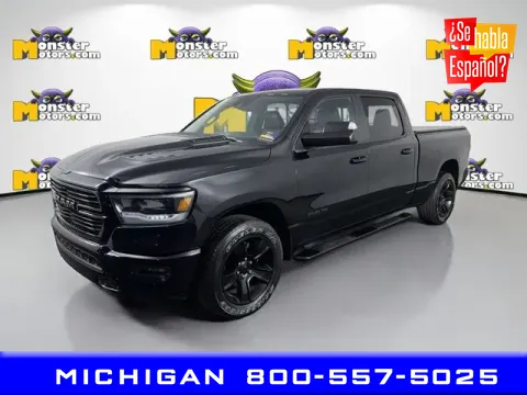Black 2021 Ram 1500 Sport for sale in Michigan Center, MI