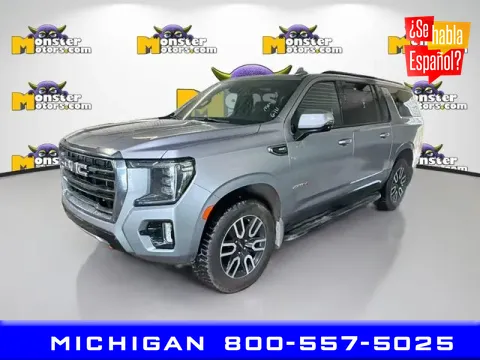 Blue 2024 GMC Yukon XL AT4 for sale in Michigan Center, MI