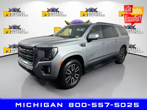 Blue 2024 GMC Yukon XL AT4 for sale in Michigan Center, MI