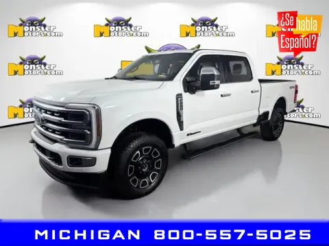 Gray 2024 Ford F-250SD Platinum for sale in Michigan Center, MI