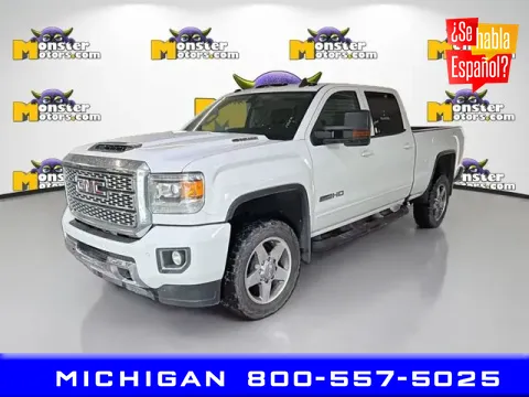 Blue 2018 GMC Sierra 2500HD SLT for sale in Michigan Center, MI