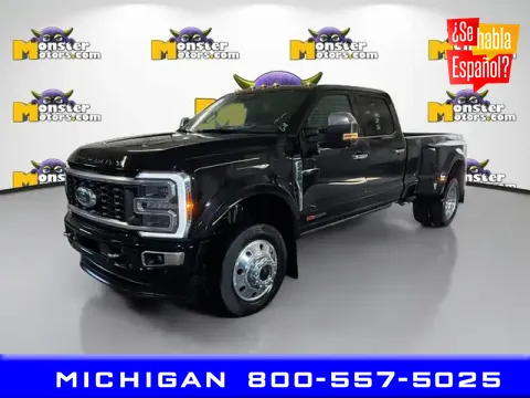 Black 2024 Ford F-450SD Platinum for sale in Michigan Center, MI