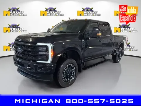 Black 2023 Ford F-250SD Platinum for sale in Michigan Center, MI