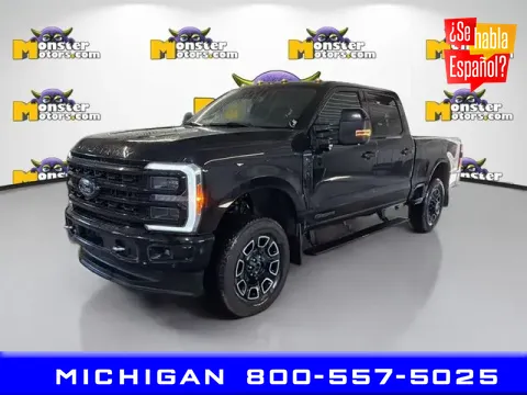 Black 2023 Ford F-250SD Platinum for sale in Michigan Center, MI