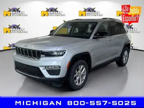 Silver 2022 Jeep Grand Cherokee Limited for sale in Michigan Center, MI