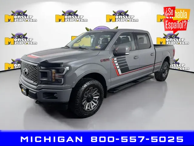 Gray 2018 Ford F-150 Lariat for sale in Michigan Center, MI