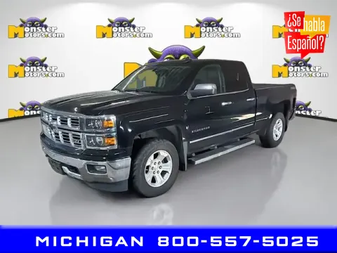 Black 2015 Chevrolet Silverado 1500 LTZ for sale in Michigan Center, MI