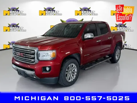 Blue 2016 GMC Canyon SLT for sale in Michigan Center, MI