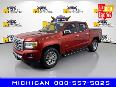 Blue 2016 GMC Canyon SLT for sale in Michigan Center, MI