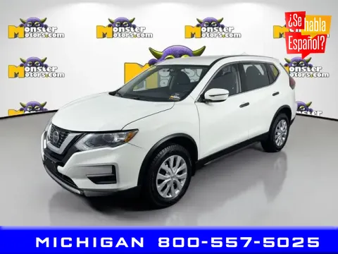 White 2019 Nissan Rogue S for sale in Michigan Center, MI