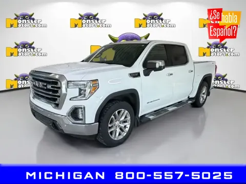 Blue 2019 GMC Sierra 1500 SLT for sale in Michigan Center, MI