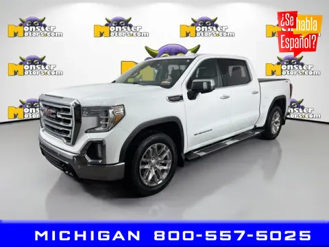Blue 2019 GMC Sierra 1500 SLT for sale in Michigan Center, MI