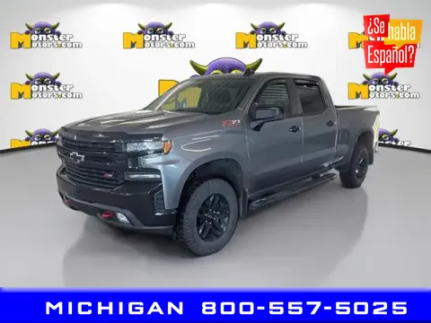 Blue 2022 Chevrolet Silverado 1500 LTD LT Trail Boss for sale in Michigan Center, MI