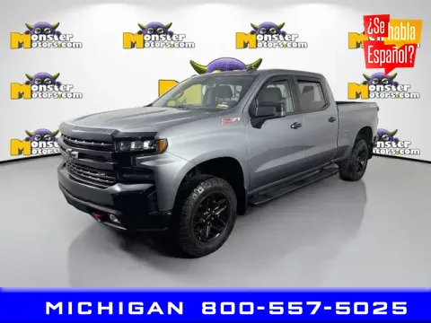 Blue 2022 Chevrolet Silverado 1500 LTD LT Trail Boss for sale in Michigan Center, MI