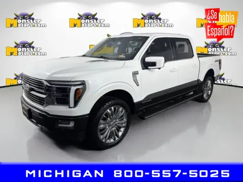 White 2024 Ford F-150 King Ranch for sale in Michigan Center, MI