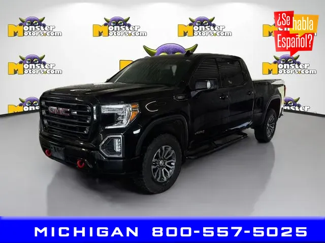 Blue 2021 GMC Sierra 1500 AT4 for sale in Michigan Center, MI