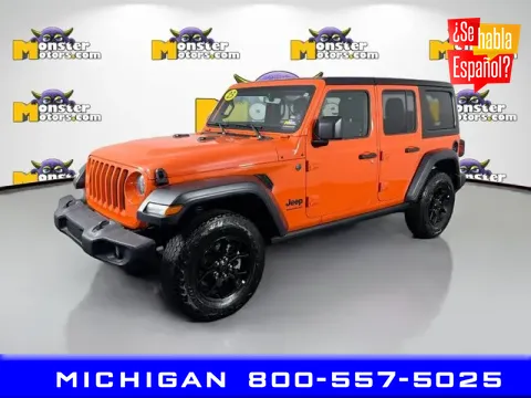 Unknown 2023 Jeep Wrangler Sport S for sale in Michigan Center, MI