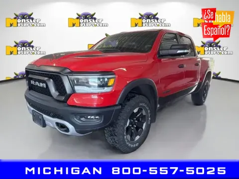 Red 2022 Ram 1500 Rebel for sale in Michigan Center, MI