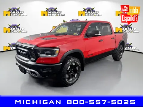 Red 2022 Ram 1500 Rebel for sale in Michigan Center, MI