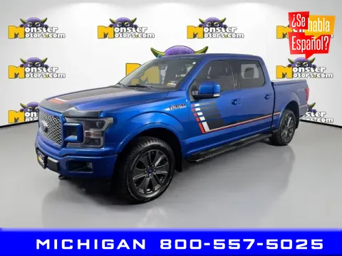 Gray 2018 Ford F-150 Lariat for sale in Michigan Center, MI