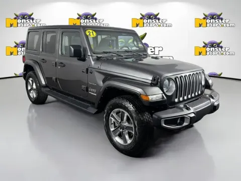 Another view of 2021 Jeep Wrangler Unlimited Sahara for sale in Michigan Center, MI at Monster Motors - Jackson, MI