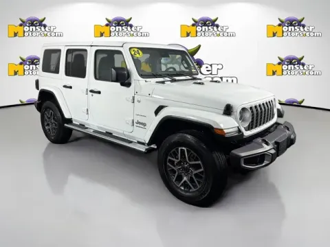 Another view of 2024 Jeep Wrangler Sahara for sale in Michigan Center, MI at Monster Motors - Jackson, MI