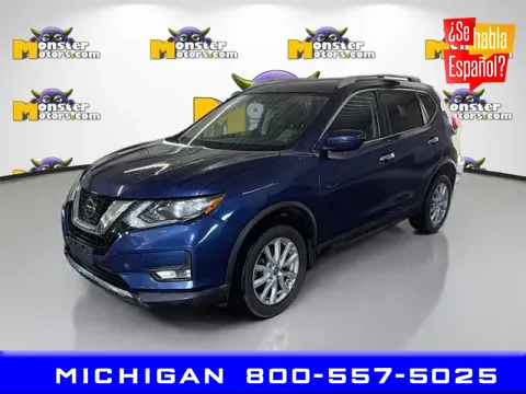 Blue 2018 Nissan Rogue for sale in Michigan Center, MI