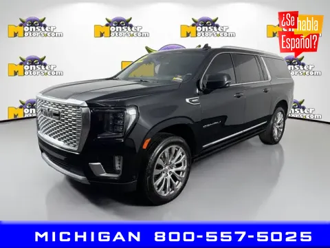 Black 2024 GMC Yukon XL Denali for sale in Michigan Center, MI