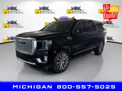Black 2024 GMC Yukon XL Denali for sale in Michigan Center, MI