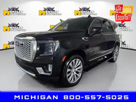 Black 2021 GMC Yukon Denali for sale in Michigan Center, MI