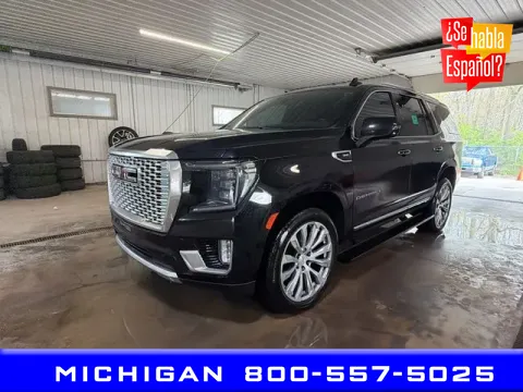 Black 2021 GMC Yukon Denali for sale in Michigan Center, MI