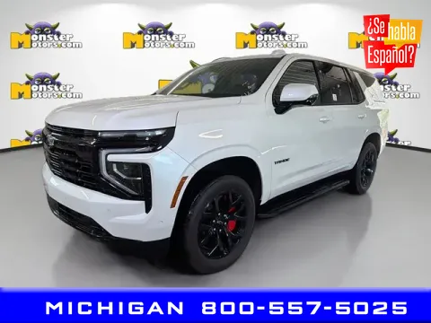 White 2025 Chevrolet Tahoe RST for sale in Michigan Center, MI