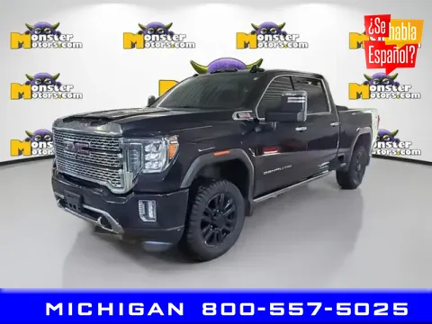 Black 2021 GMC Sierra 2500HD Denali for sale in Michigan Center, MI