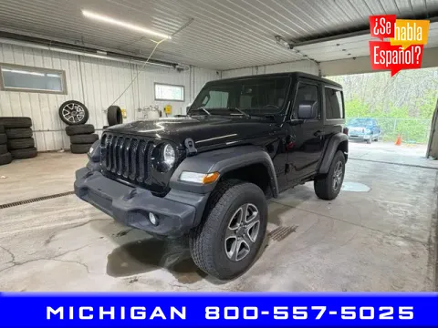 Black 2021 Jeep Wrangler Sport S for sale in Michigan Center, MI